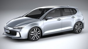 3D Generic Hatchback v1 2022 LowPoly