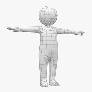 Toddler Baby Child Stickman in T-Pose
