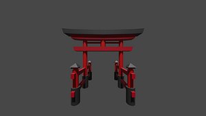 3D Torii Gate 4 model