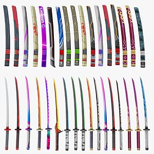 Katana sword Rifle Game Weapon 17x