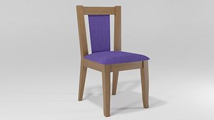 wooden chair 3D model