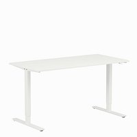Trotten desk sit and stand white 160x80 cm PBR