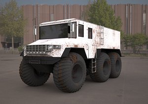 burlak amphibious atv 3D model