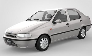 Fiat Siena 1996 - 2002 3D model