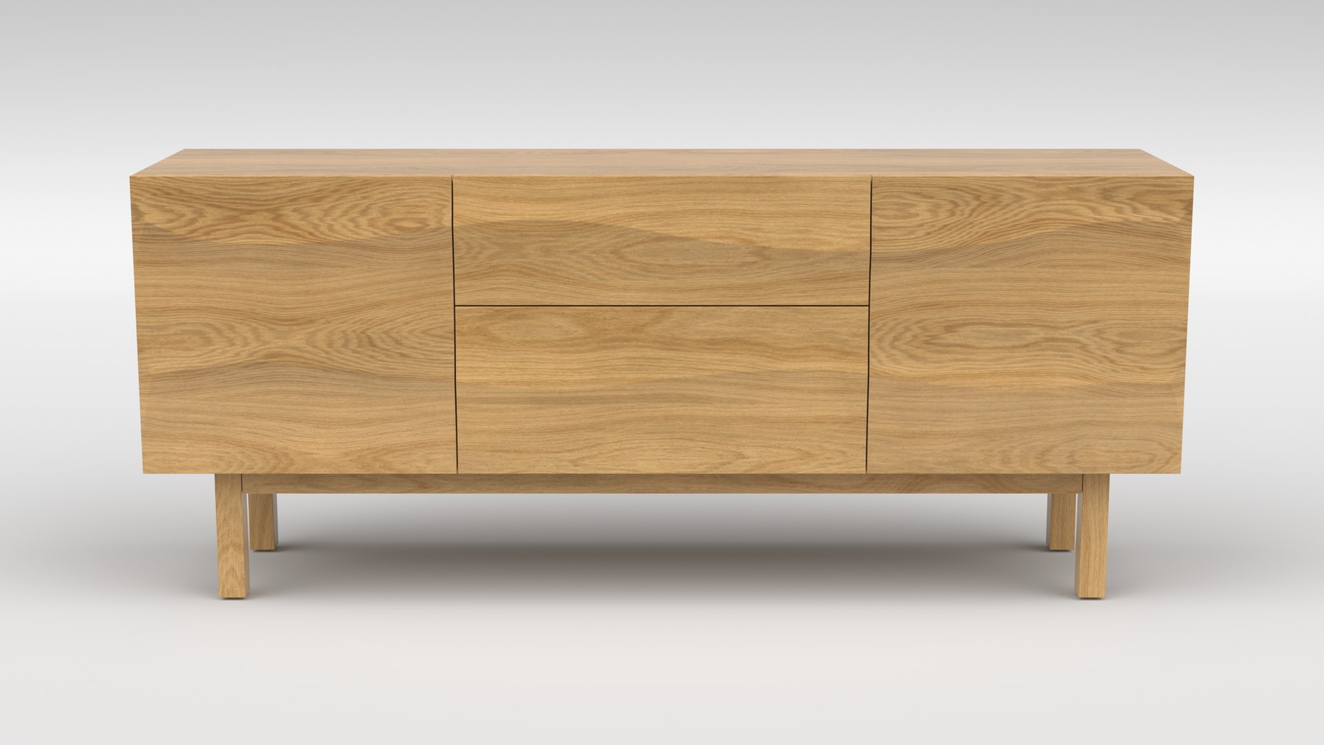 Apex white oak sideboard discount