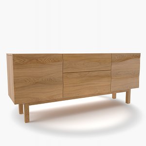 Apex White Oak Sideboard