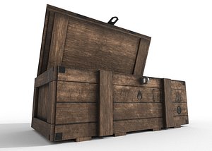 Wood Crate - PBR Game Ready