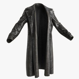 Black Leather Coat