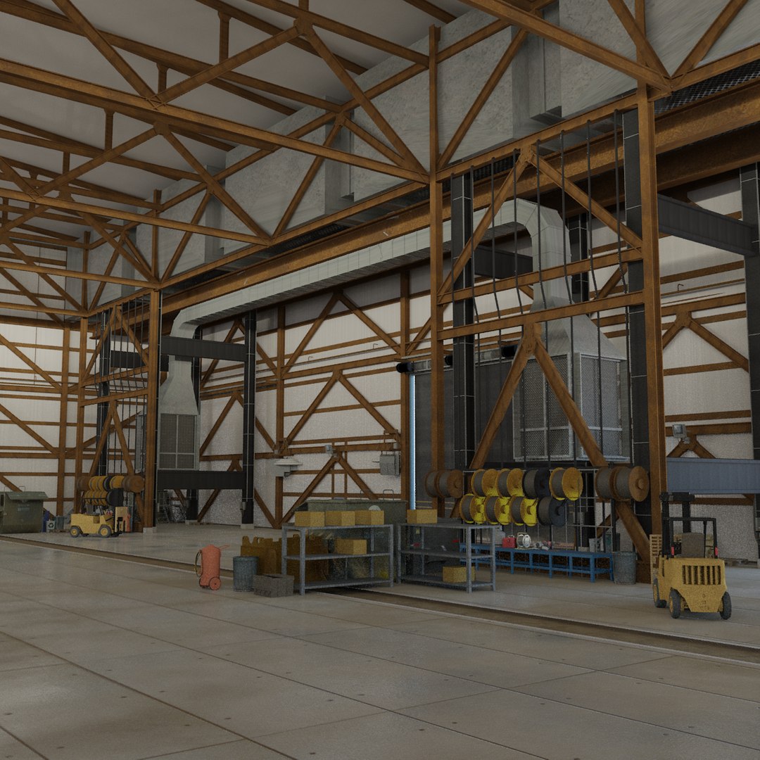 3d Maintenance Station Model