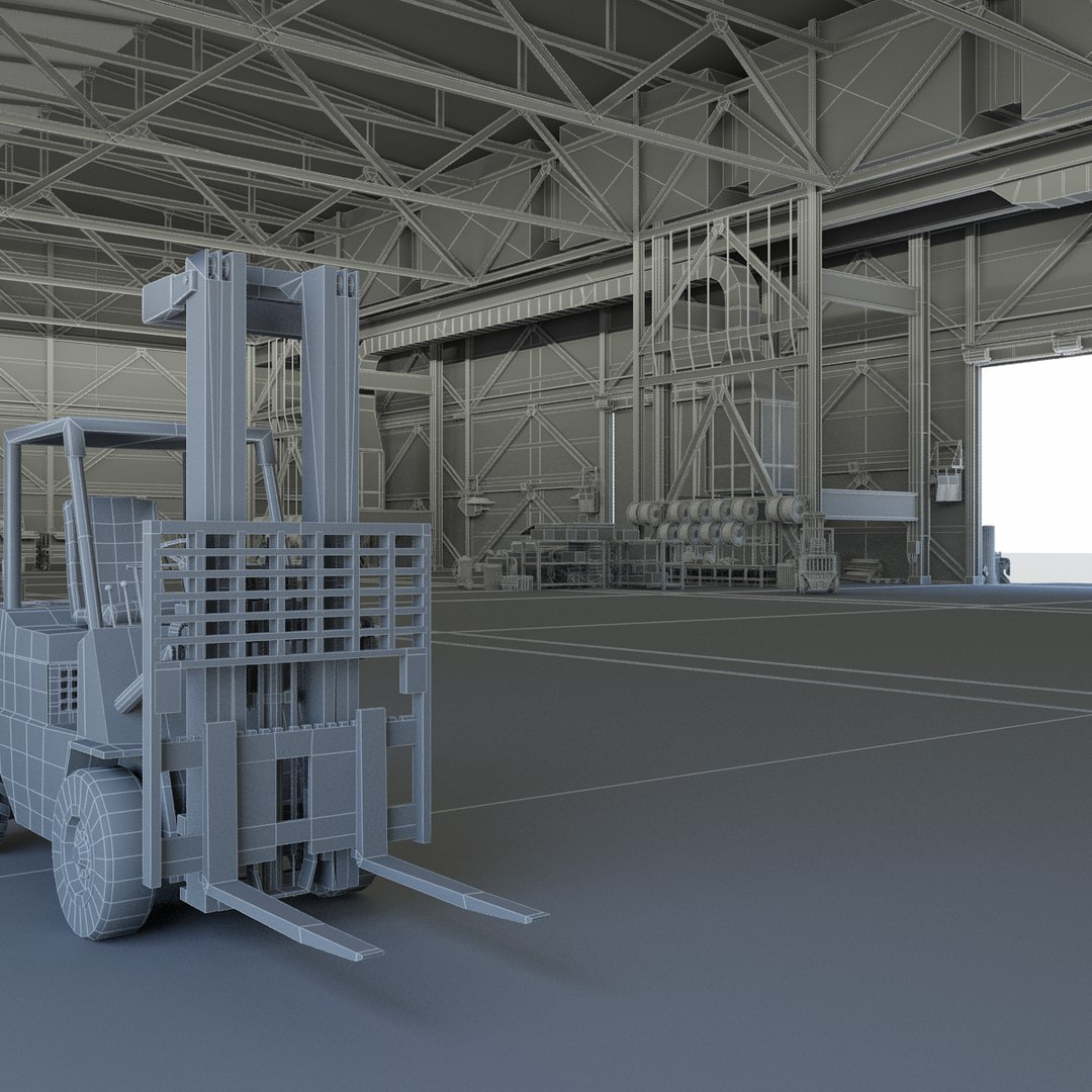 3d Maintenance Station Model