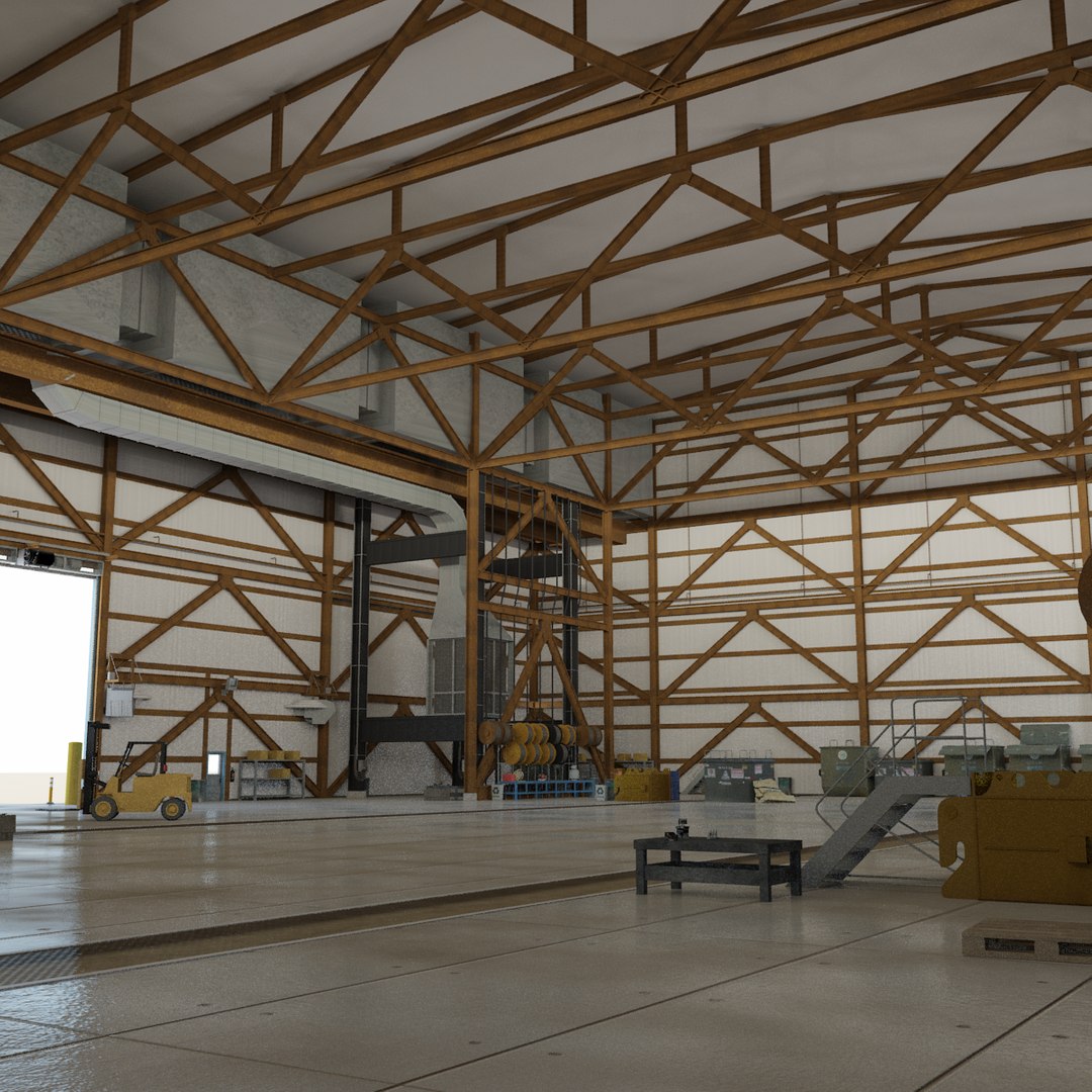 3d Maintenance Station Model