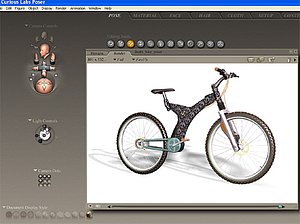 poser mountain bike 3d model