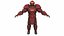 Futuristic hitman hunter assassin cyborg killer Sci-fi Low-poly