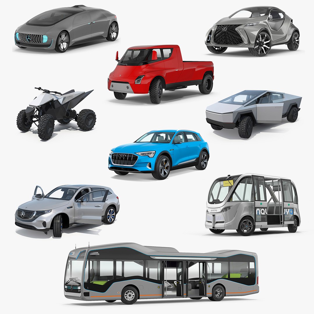 Rigged Concept Cars Collection 3