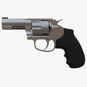 revolver colt king cobra 3D model