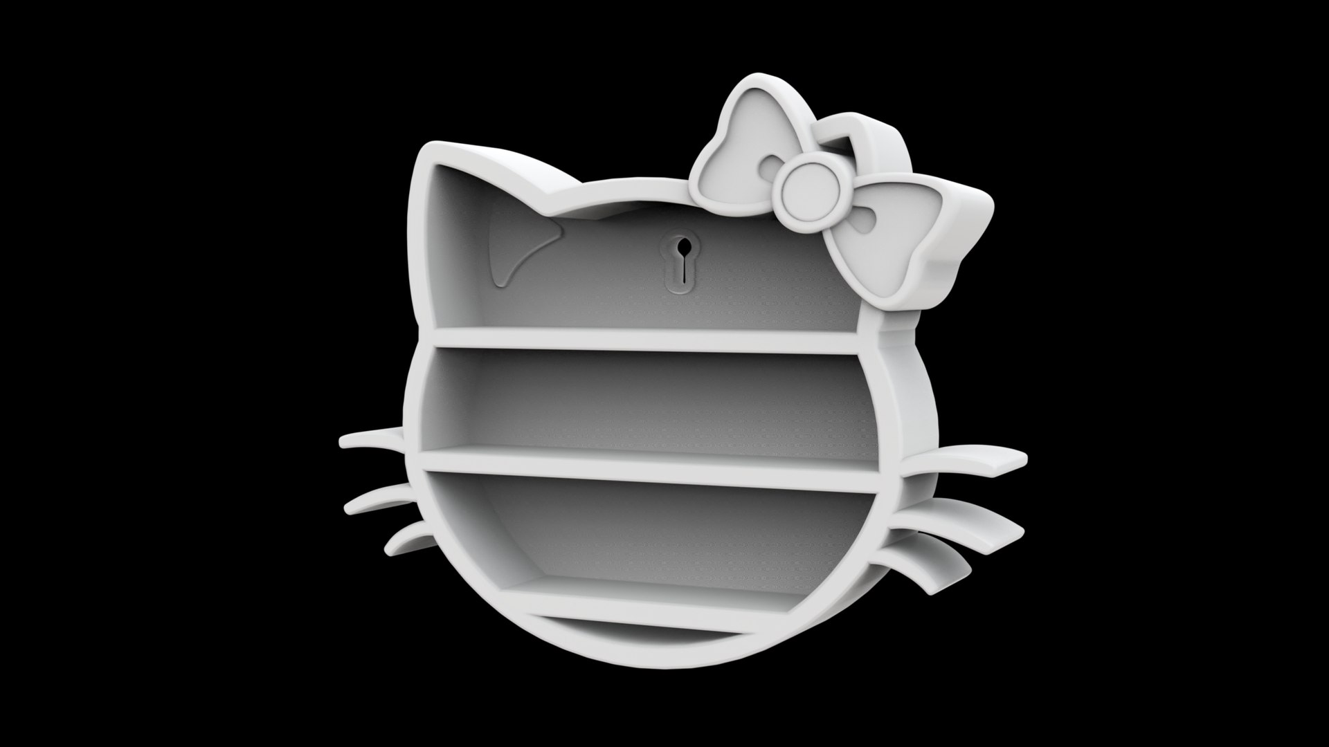 Hello Kitty Shelf 3d Print Model Model - TurboSquid 2457020