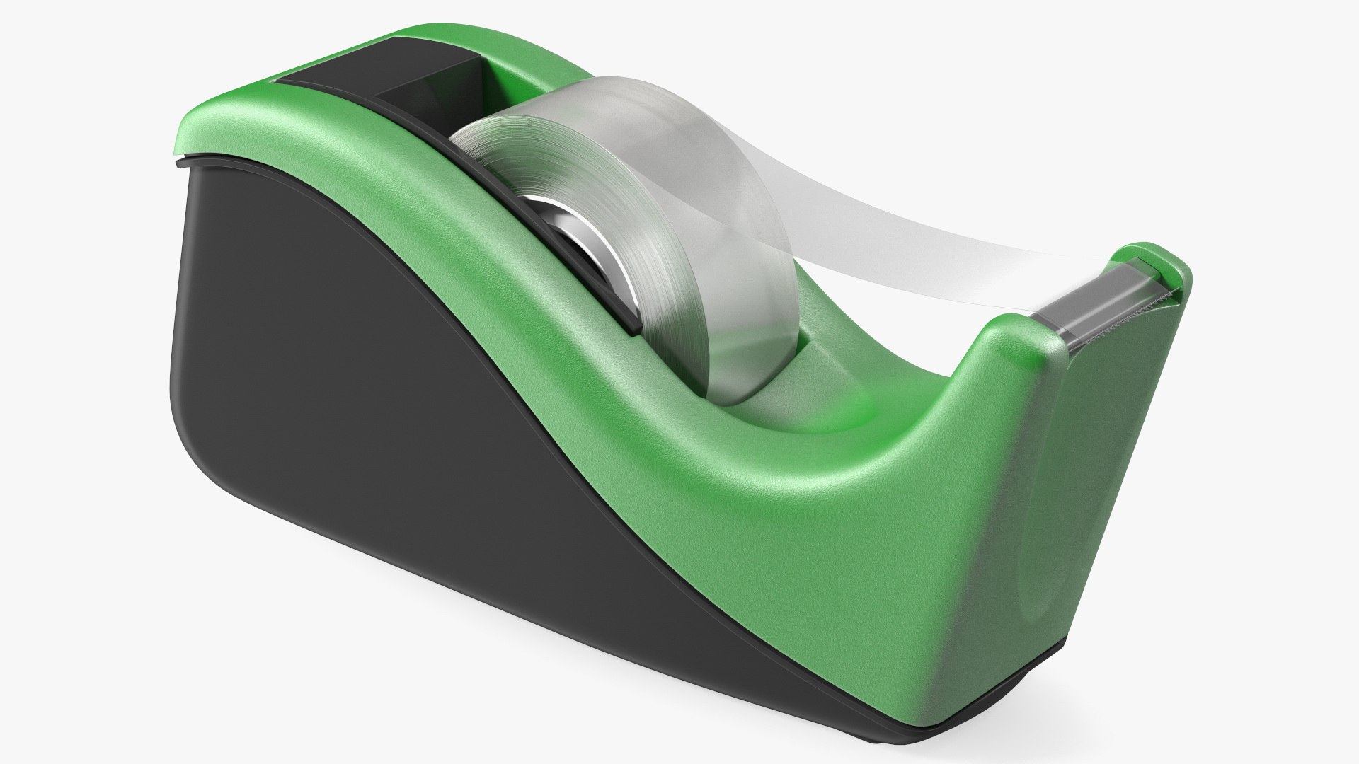 Desk Tape Dispenser Transparent 3D model preview