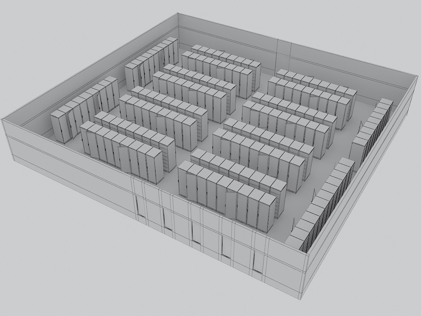 3d model communications room
