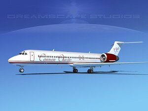 turbines boeing 717-200 717s 3d dwg