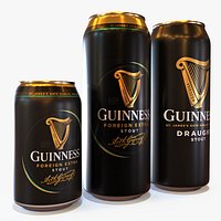 Guinness Beer Cans Set