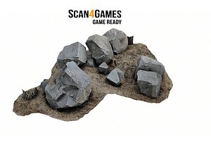 Group of rocks 30 Scan HD