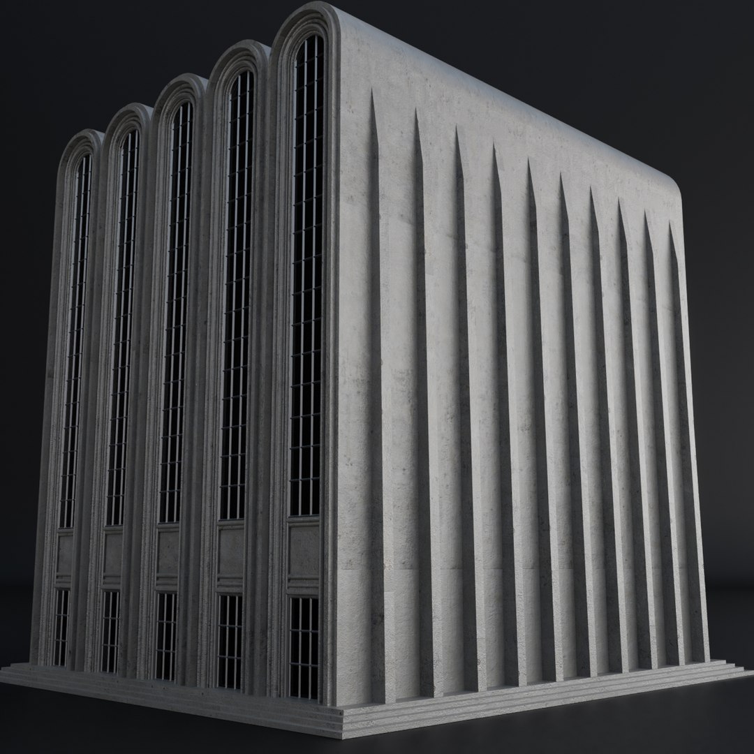 3D Scifi Steampunk Building - TurboSquid 1573694