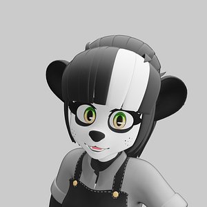 Urso panda dos desenhos animados Modelo 3D $9 - .stl .obj .blend