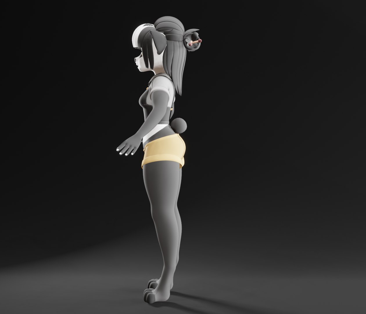 Panda Character Model - TurboSquid 1945512