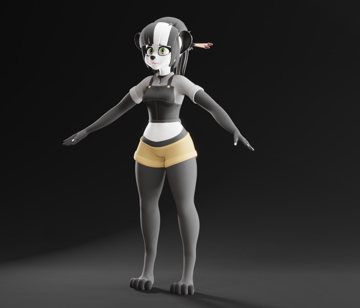 Panda Character Model - TurboSquid 1945512