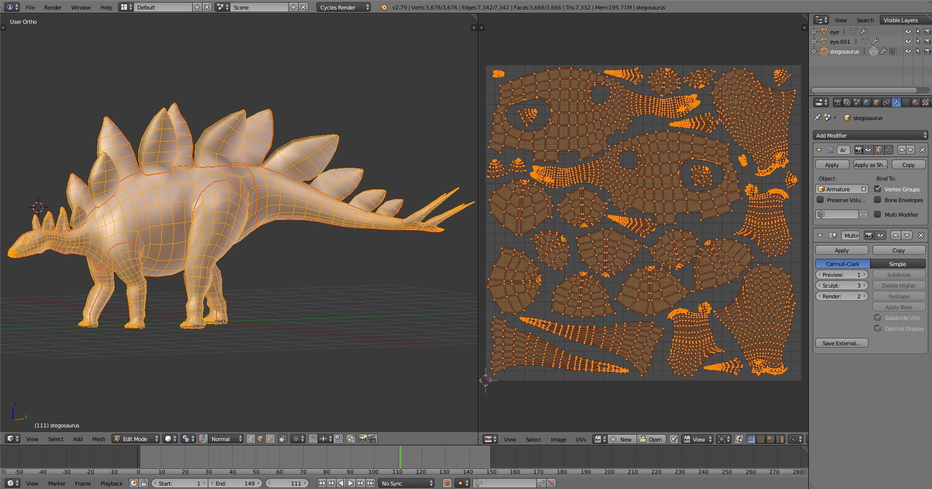 3D Dinosaur Stegosaurus - TurboSquid 1258836