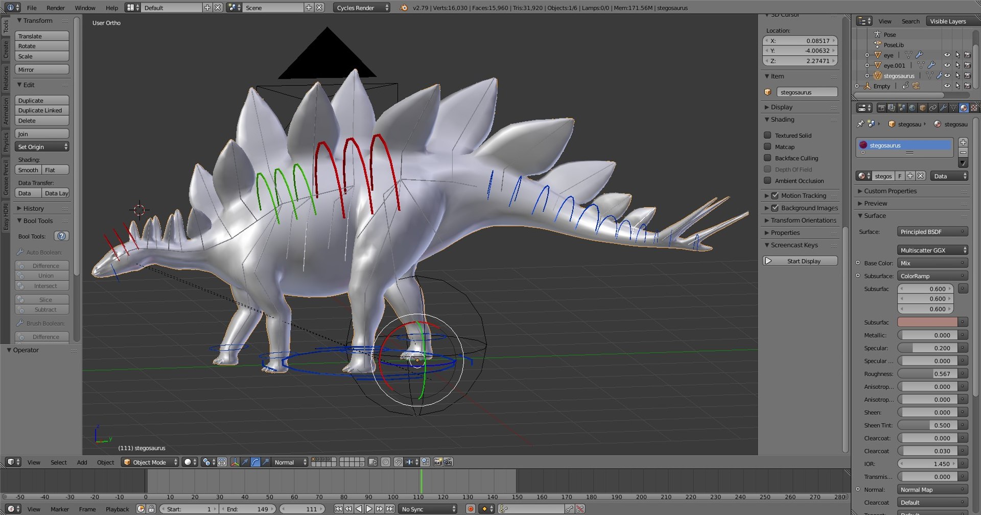 3D Dinosaur Stegosaurus - TurboSquid 1258836