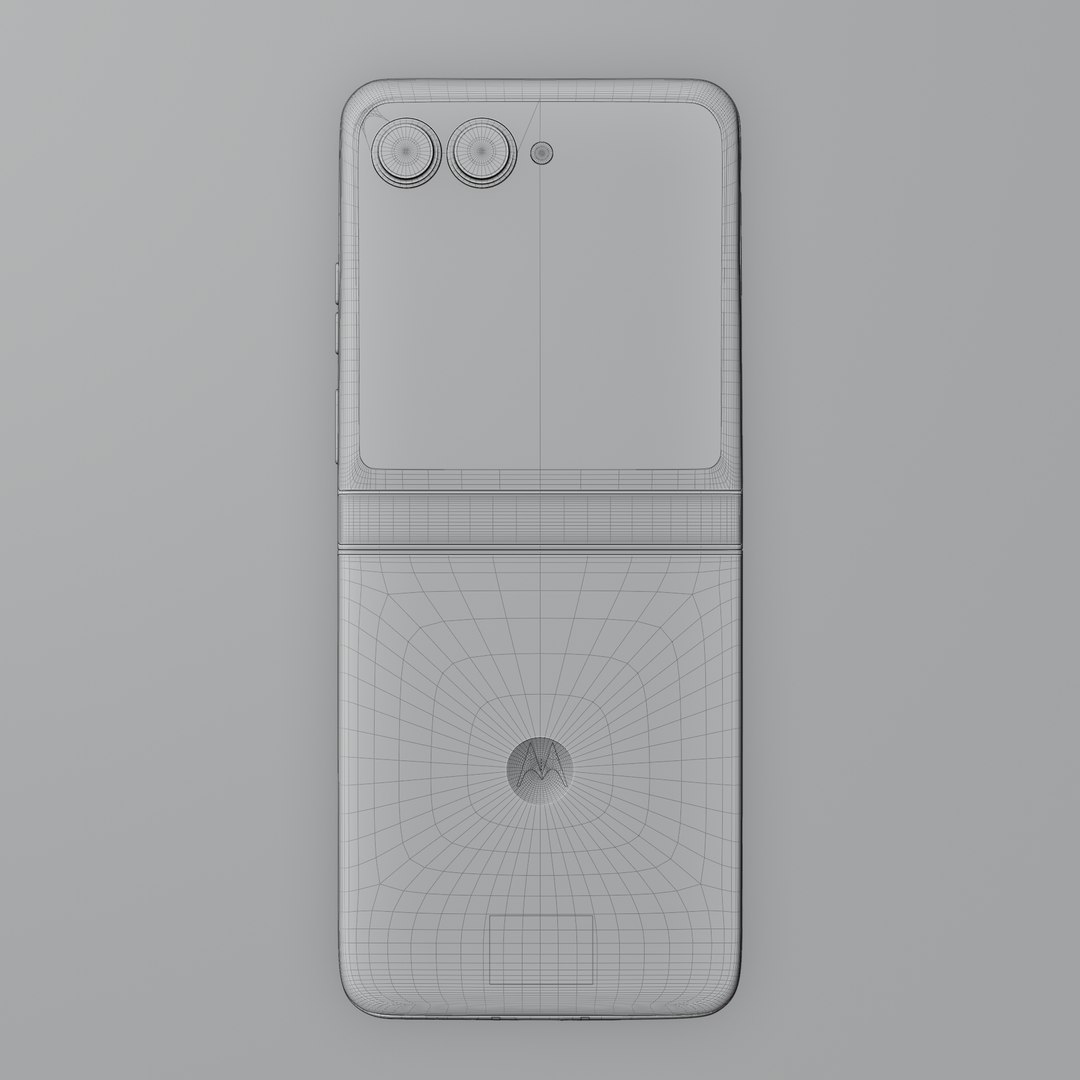 High-Quality 3D Model Of Moto Razr Flip Phone Rigged Animated 3D Model ...