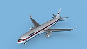 Boeing 767-400 Martinair 3D model