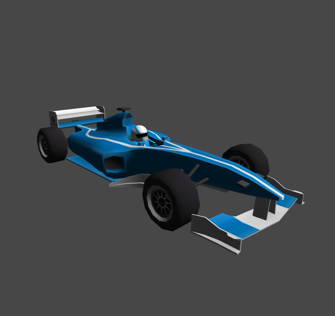3d Formula Cars Model