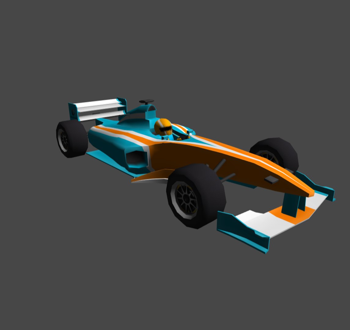 3d Formula Cars Model
