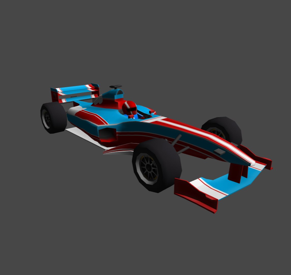 3d Formula Cars Model