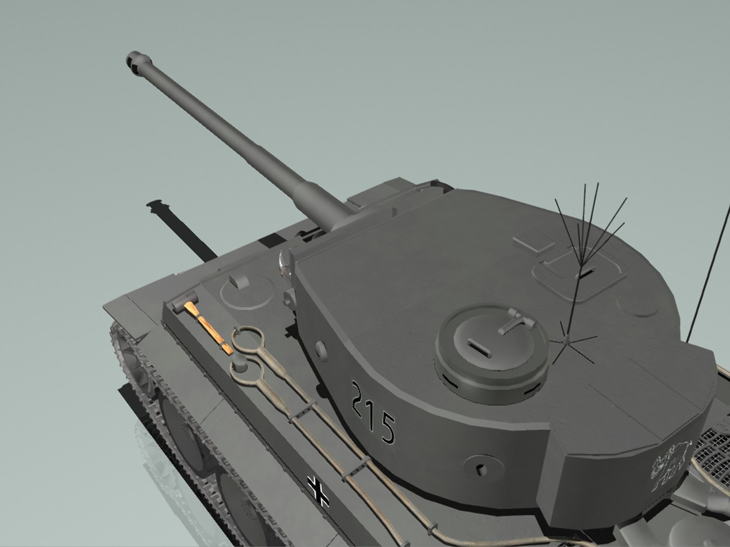 3d Model Pzkpfw Tiger Tank