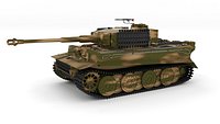 Panzer Tiger Tank Late 1944 v2