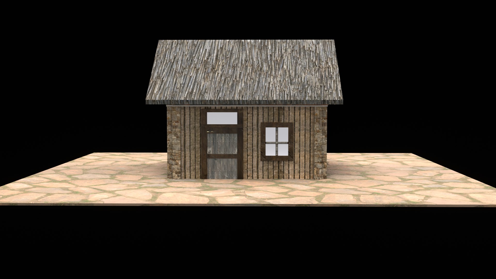 Detailed Low Poly House 3D Model For Games Architectural Scenes 3D ...