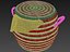 lexine lidded basket 3d model
