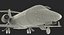 3D model bombardier learjet 45xr rigged