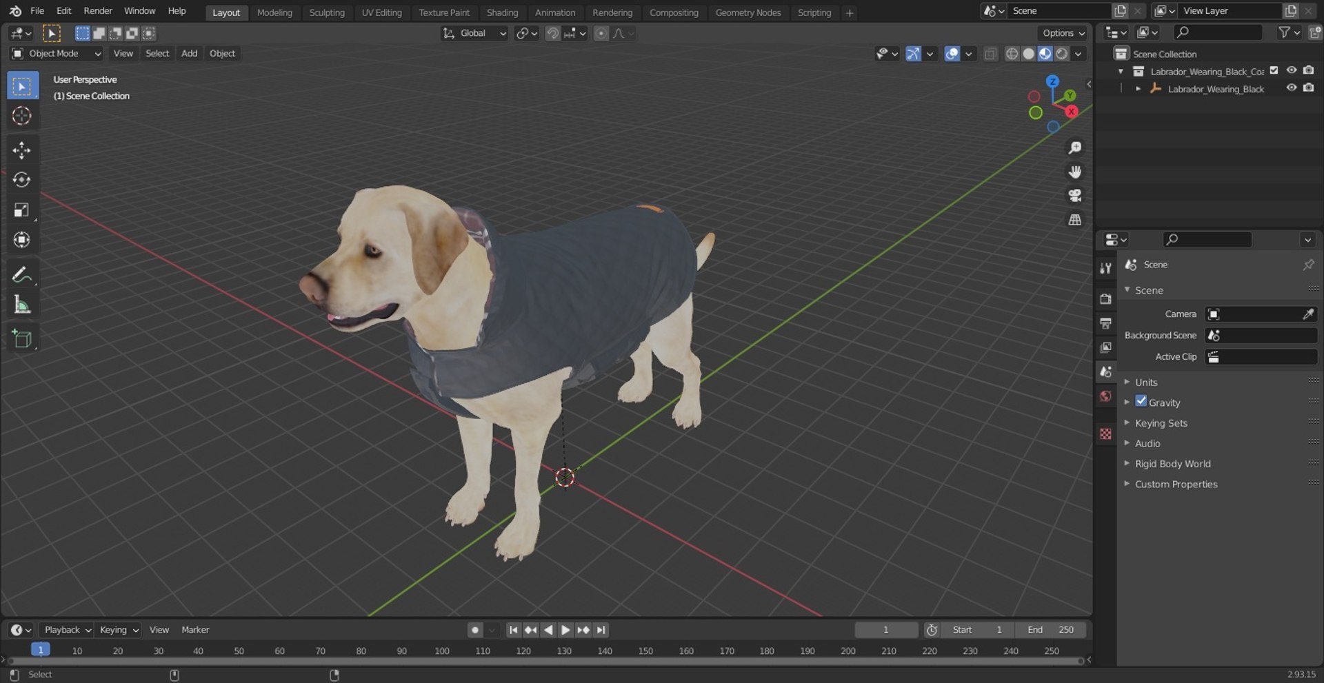 Labrador Wearing Black Coat 3D https://p.turbosquid.com/ts-thumb/ip/AnLWkG/Vf/labradorwearingblackcoatc4dmodel026/jpg/1678706719/1920x1080/fit_q87/8f851b704f33369699e652c37d243893569314bd/labradorwearingblackcoatc4dmodel026.jpg