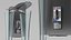 Glass Phone Booth Lights On