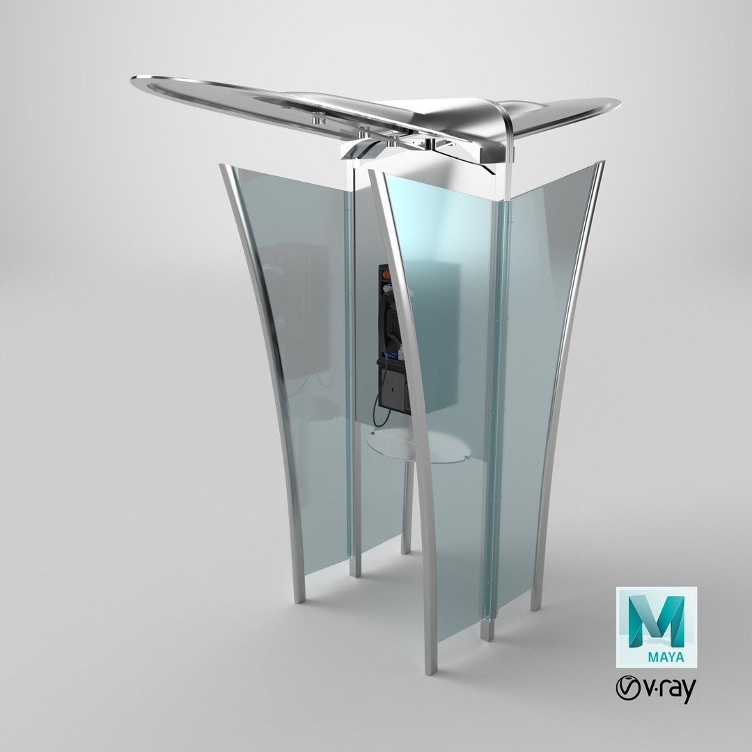 Glass Phone Booth Lights On 3D model https://p.turbosquid.com/ts-thumb/ip/BCZQ9s/Z3/stemcell_maya_vray_render/png/1712229592/1920x1080/fit_q87/88e32f1549c5446b9716786793e2cbc44763da25/stemcell_maya_vray_render.jpg