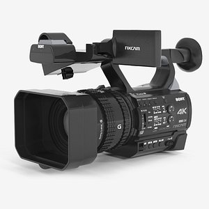 Sony HXR-NX200 HXR-NX200P 4K Professional PAL Camcorder 3D model