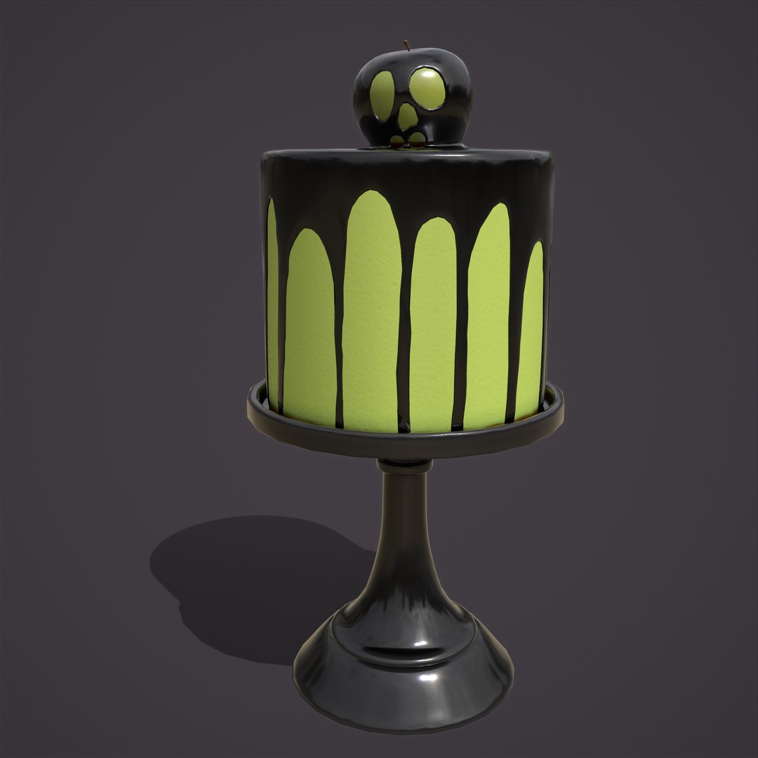 Poison Apple Cake model https://p.turbosquid.com/ts-thumb/ip/EFhfJ5/AX/21/png/1635122054/1920x1080/fit_q87/1468f82d6391ec6fc99344bc43ad8c11a39e0c54/21.jpg