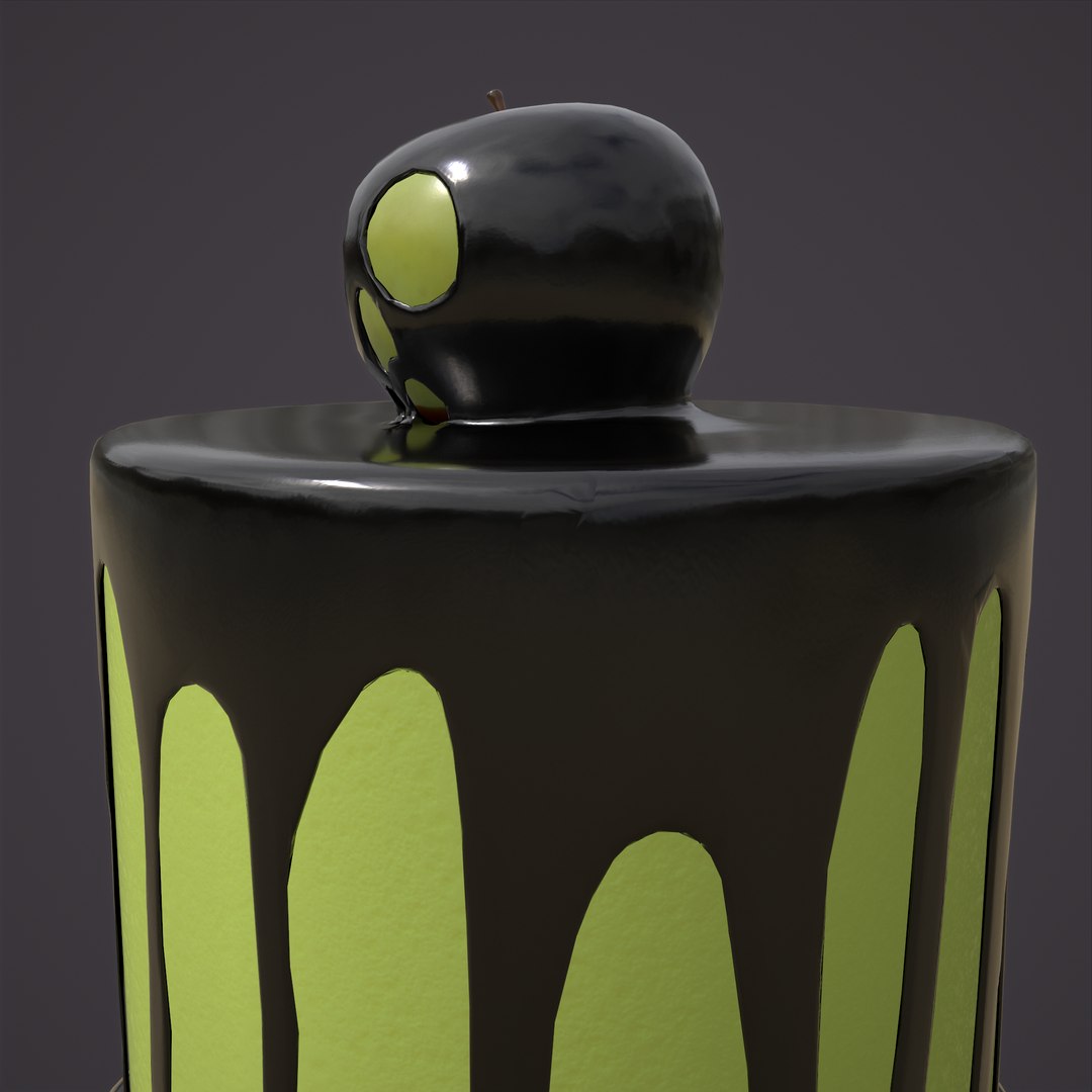 Poison Apple Cake model https://p.turbosquid.com/ts-thumb/ip/EFhfJ5/BY/18/png/1635122157/1920x1080/fit_q87/f7c5c3f584843c8414132fb045407a9620e2efd5/18.jpg