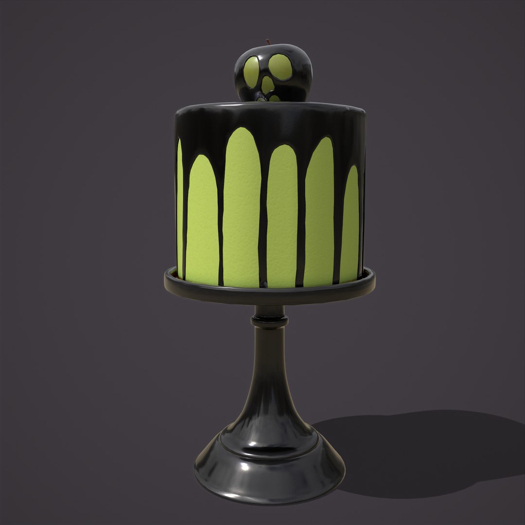 Poison Apple Cake model https://p.turbosquid.com/ts-thumb/ip/EFhfJ5/G9/10/png/1635121997/1920x1080/fit_q87/24a3daddee5ccd0cfb1eb9380f4791e5ac1b9943/10.jpg