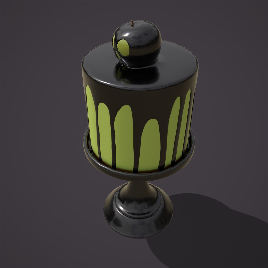 Poison Apple Cake model https://p.turbosquid.com/ts-thumb/ip/EFhfJ5/OG/15/png/1635122040/1920x1080/fit_q87/e4badae316037f494f5caae8355ebaa7fcd02e5d/15.jpg