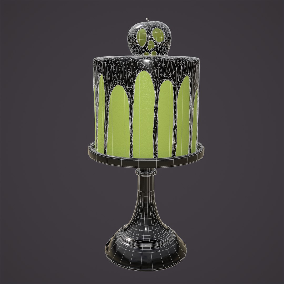 Poison Apple Cake model https://p.turbosquid.com/ts-thumb/ip/EFhfJ5/ca/2/png/1635122130/1920x1080/fit_q87/dd49c882e2f90500dc5fe56535cb72b80c40ae24/2.jpg